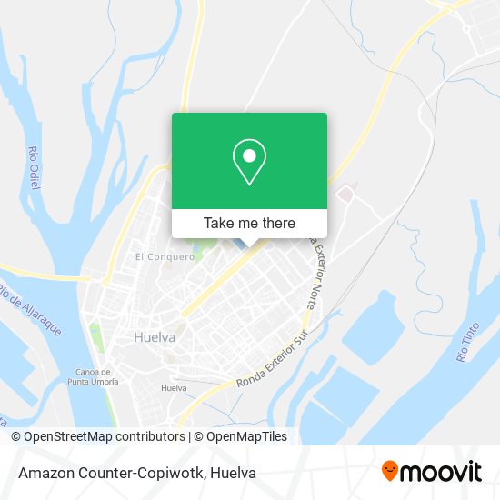 mapa Amazon Counter-Copiwotk