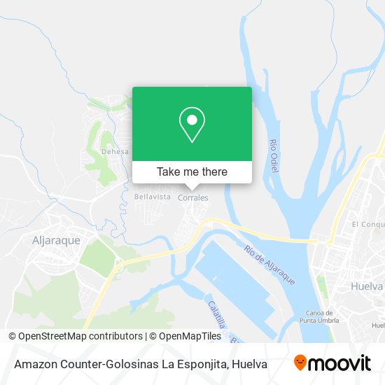 mapa Amazon Counter-Golosinas La Esponjita