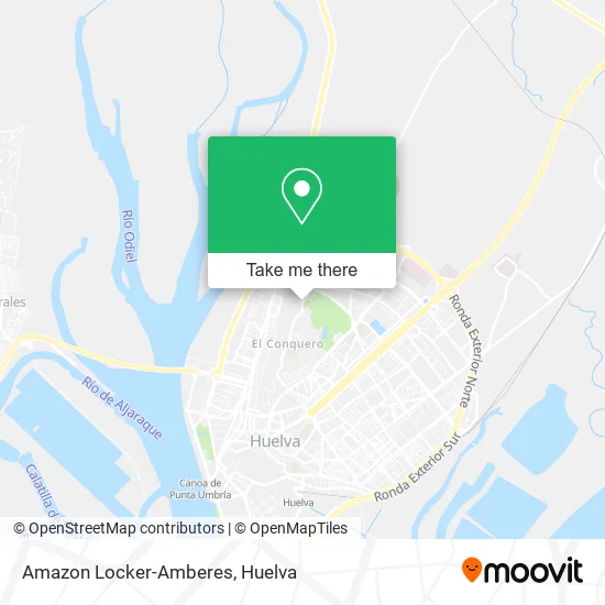 Amazon Locker-Amberes map