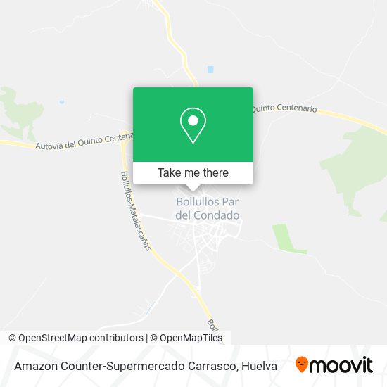 Amazon Counter-Supermercado Carrasco map