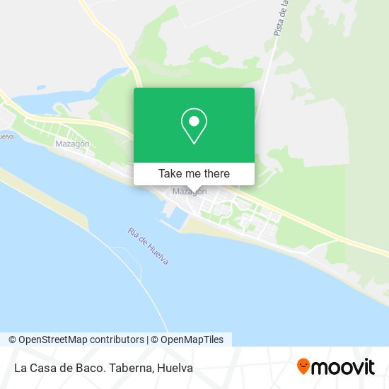 La Casa de Baco. Taberna map