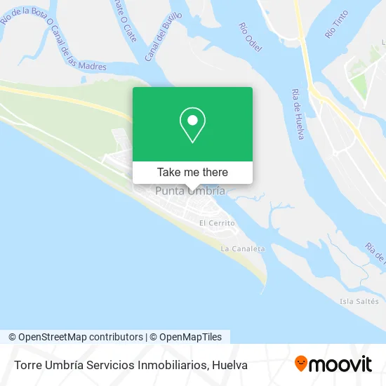 Torre Umbría Servicios Inmobiliarios map