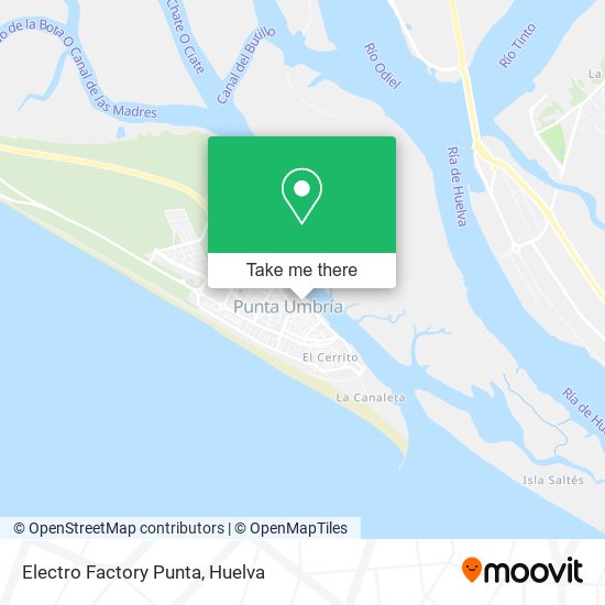 mapa Electro Factory Punta