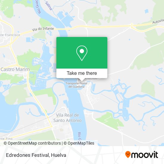 Edredones Festival map