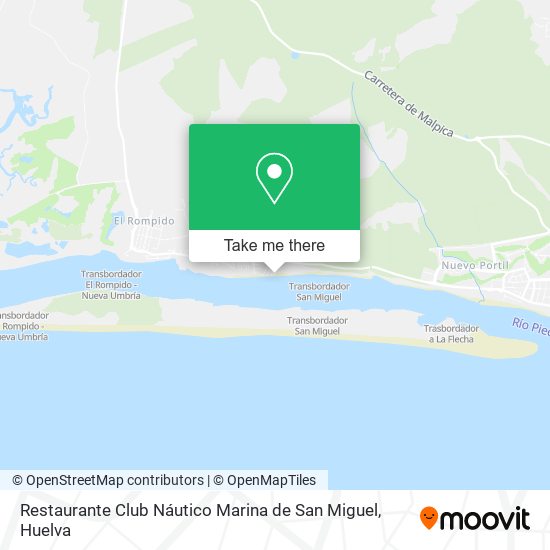 Restaurante Club Náutico Marina de San Miguel map