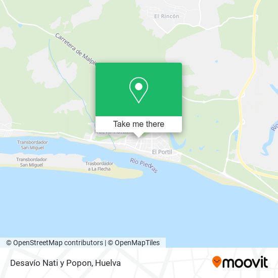Desavío Nati y Popon map