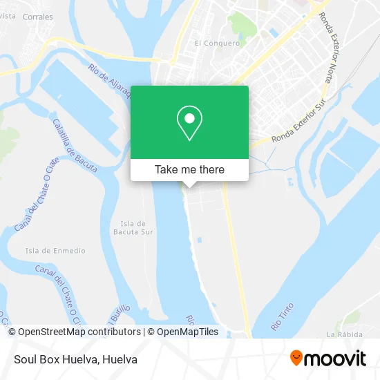Soul Box Huelva map