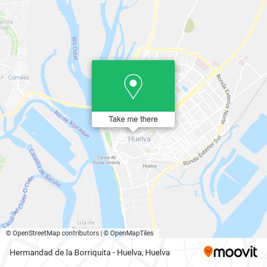 mapa Hermandad de la Borriquita - Huelva