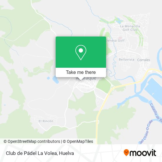 Club de Pádel La Volea map