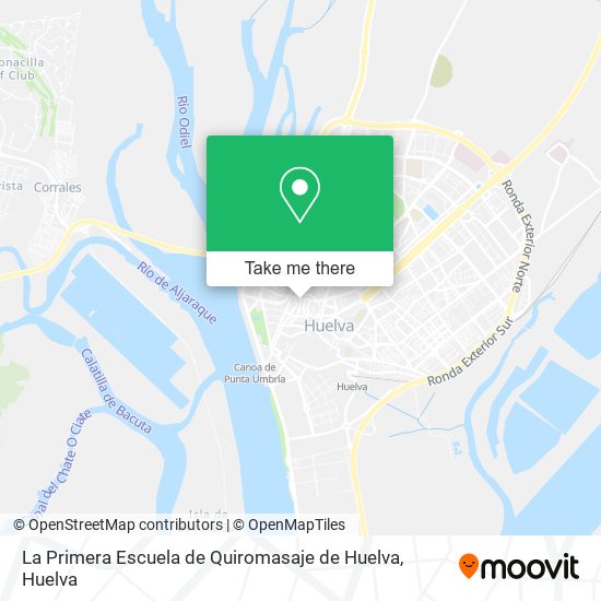 La Primera Escuela de Quiromasaje de Huelva map