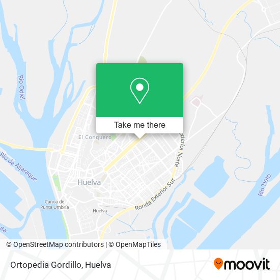 Ortopedia Gordillo map