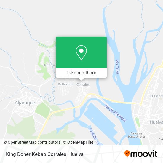 King Doner Kebab Corrales map