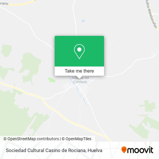 Sociedad Cultural Casino de Rociana map