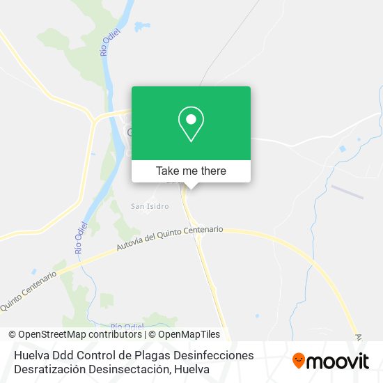 Huelva Ddd Control de Plagas Desinfecciones Desratización Desinsectación map