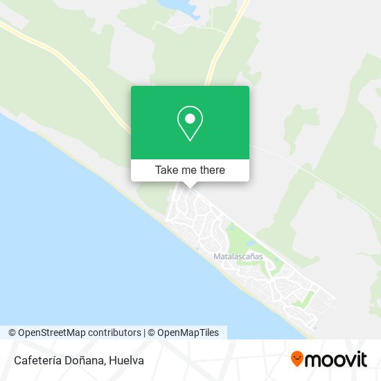 Cafetería Doñana map