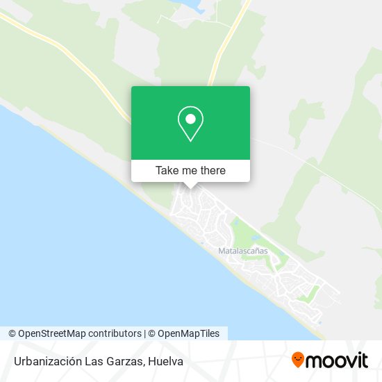 Urbanización Las Garzas map