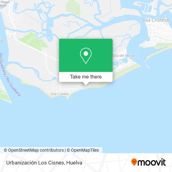 Urbanización Los Cisnes map