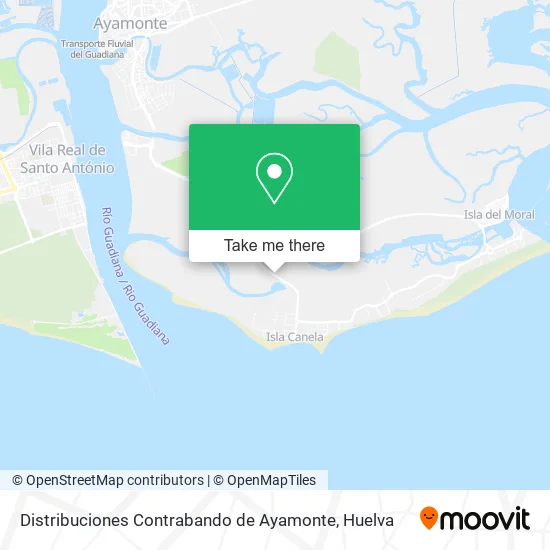 Distribuciones Contrabando de Ayamonte map