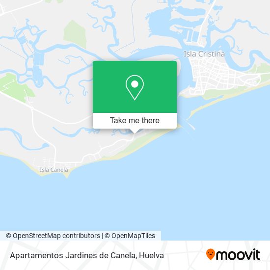 Apartamentos Jardines de Canela map