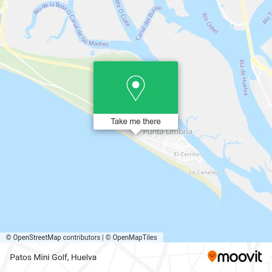 Patos Mini Golf map