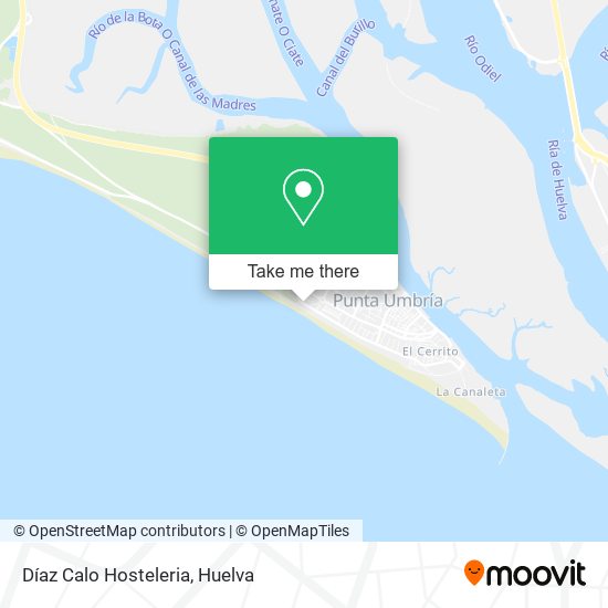 Díaz Calo Hosteleria map