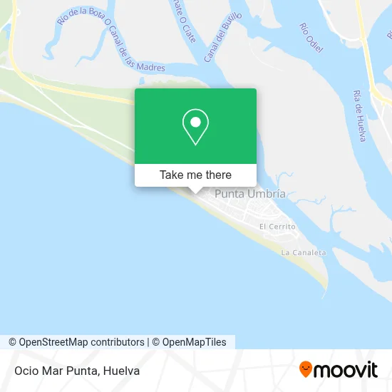 Ocio Mar Punta map