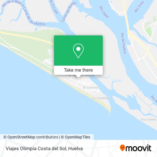 Viajes Olimpia Costa del Sol map