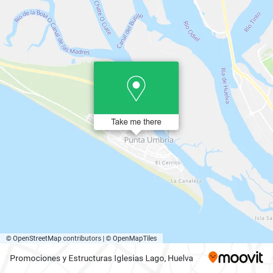 Promociones y Estructuras Iglesias Lago map