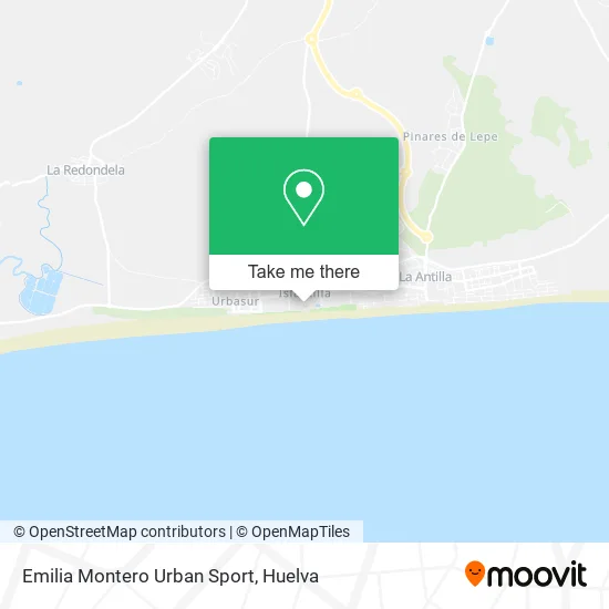 Emilia Montero Urban Sport map