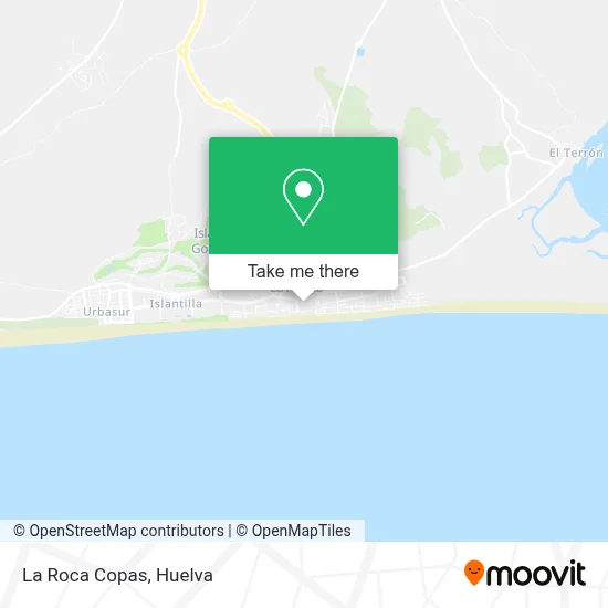La Roca Copas map