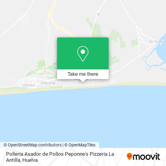 Pollería Asador de Pollos Peponne's Pizzería La Antilla map