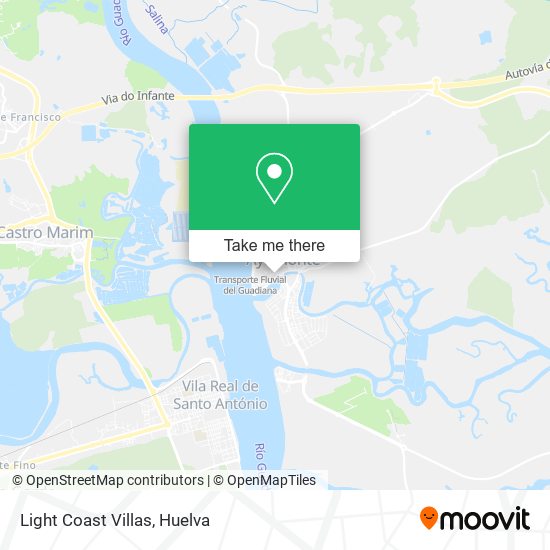 Light Coast Villas map