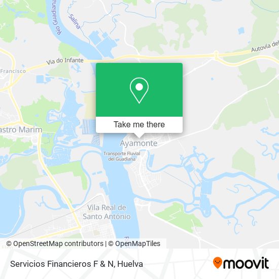 Servicios Financieros F & N map
