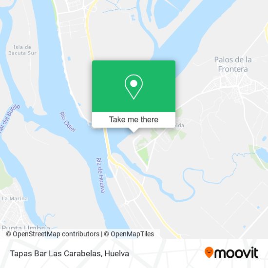 Tapas Bar Las Carabelas map