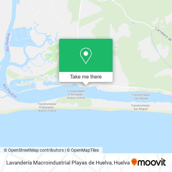 Lavandería Macroindustrial Playas de Huelva map