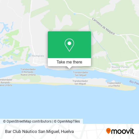 Bar Club Náutico San Miguel map