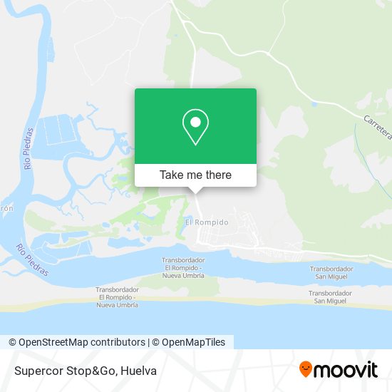 Supercor Stop&Go map