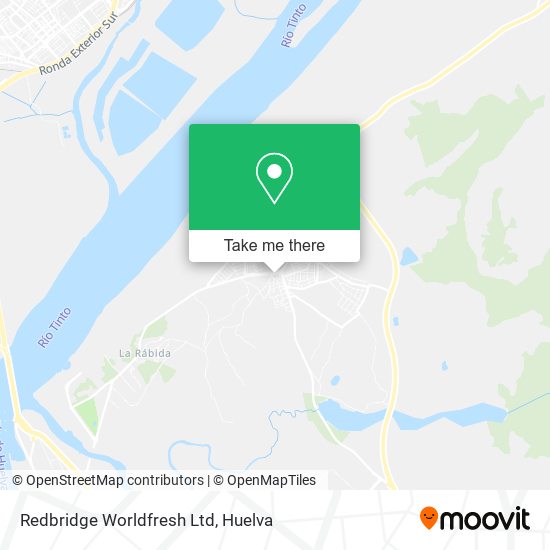 Redbridge Worldfresh Ltd map
