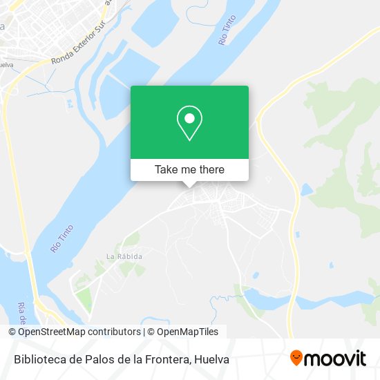 Biblioteca de Palos de la Frontera map