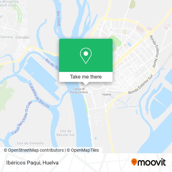 Ibéricos Paqui map