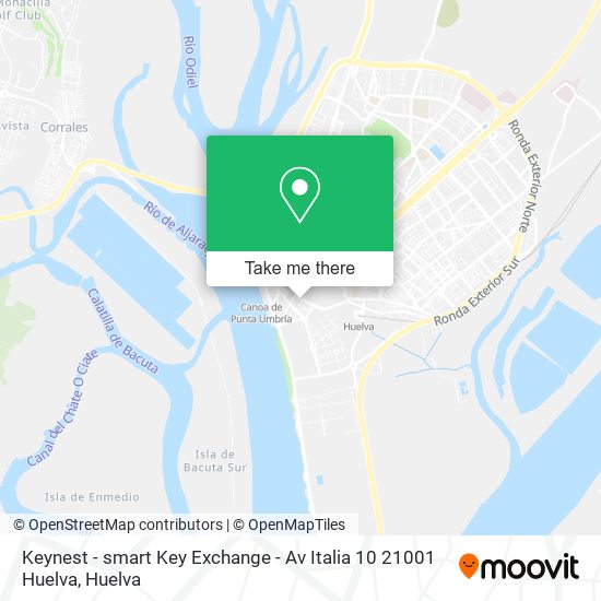 Keynest - smart Key Exchange - Av Italia 10 21001 Huelva map