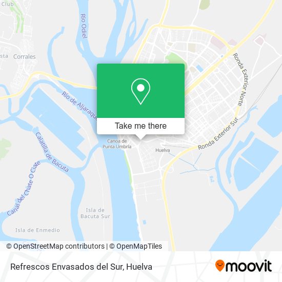Refrescos Envasados del Sur map