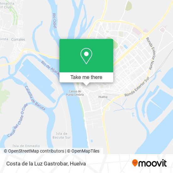 Costa de la Luz Gastrobar map
