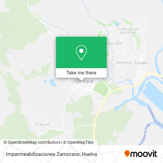 Impermeabilizaciones Zamorano map