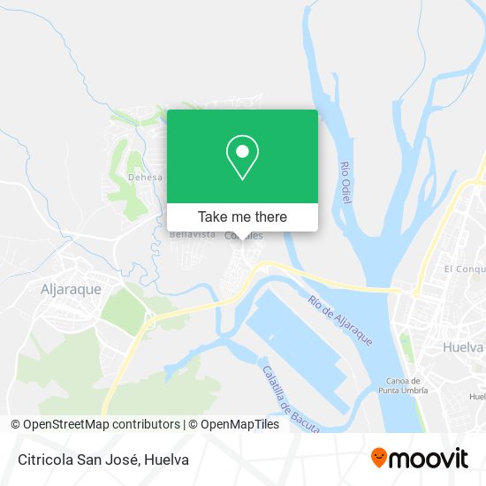 Citricola San José map