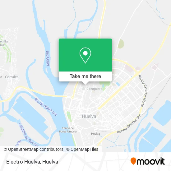 Electro Huelva map