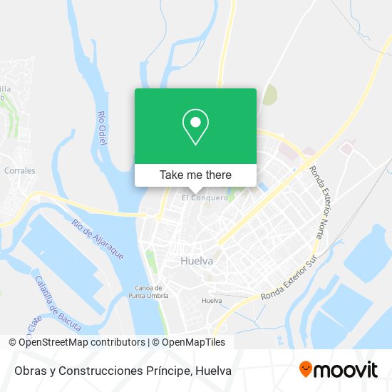 Obras y Construcciones Príncipe map