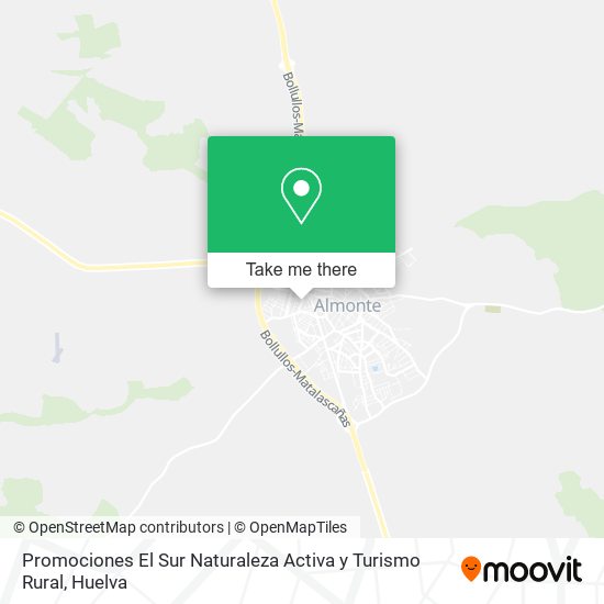 Promociones El Sur Naturaleza Activa y Turismo Rural map