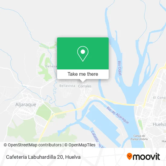 Cafetería Labuhardilla 20 map