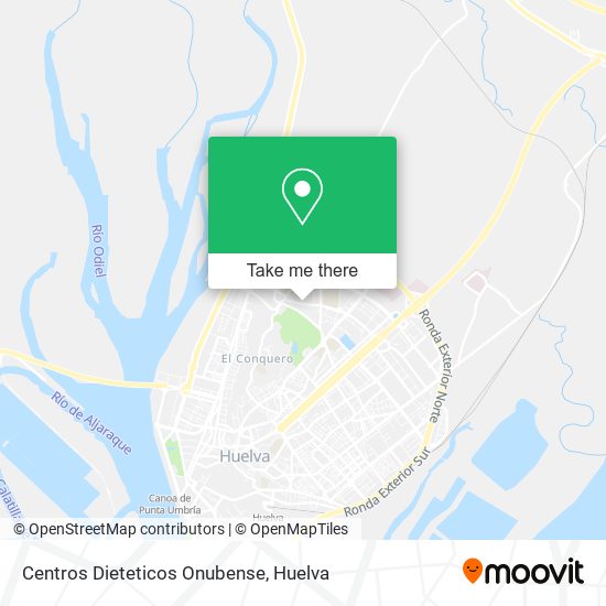 Centros Dieteticos Onubense map